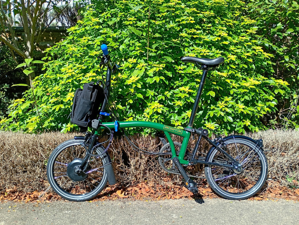 Electric Brompton Folding Bicycle - C Line 6-Speed Model - Fantastic Condition
