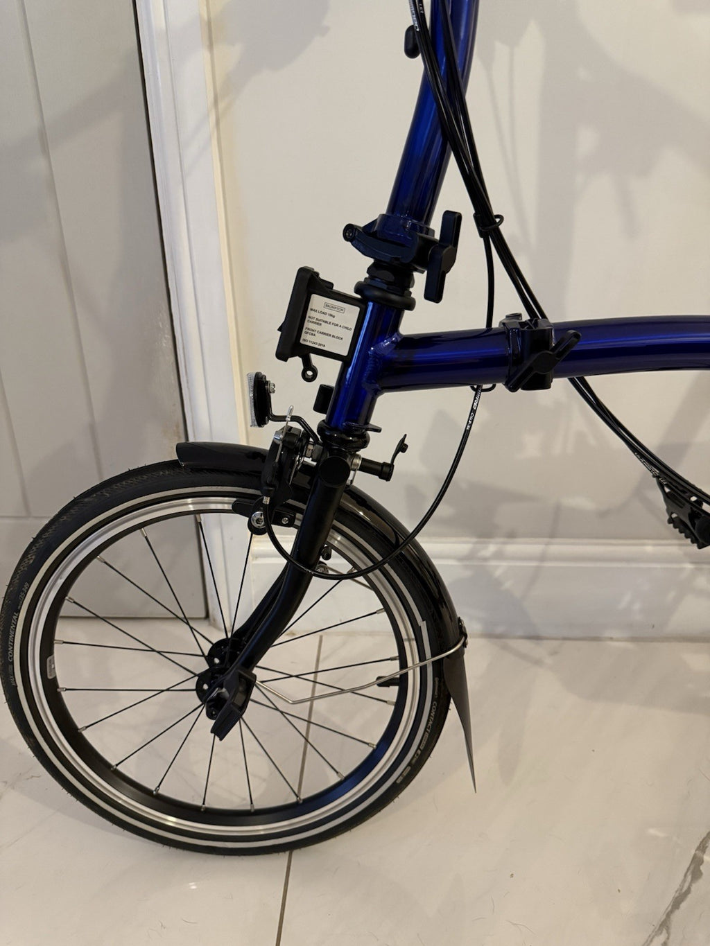 brompton p line 12 speed - Blue Lacquer