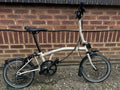 Brompton C Line 6 Speed 2024 Mid Handlebar Folding Bike - Dune Sand