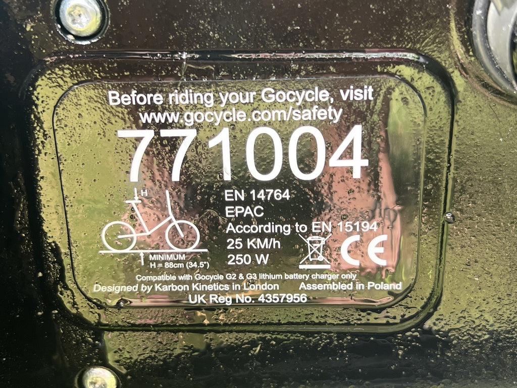 JOBLOT of 4 Gocycle bikes