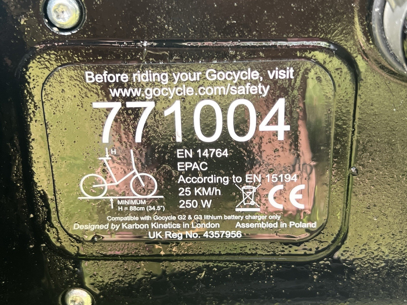 JOBLOT of 4 Gocycle bikes