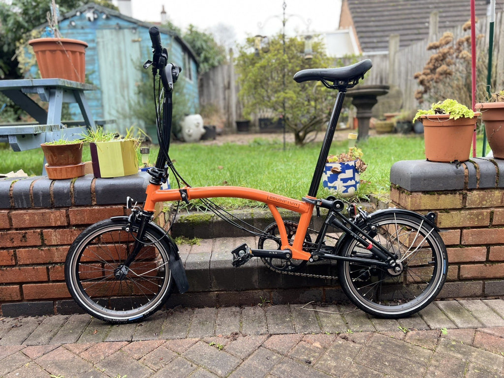 Brompton M6L Black Edition - Orange - Rare Ltd Edition colour and spec