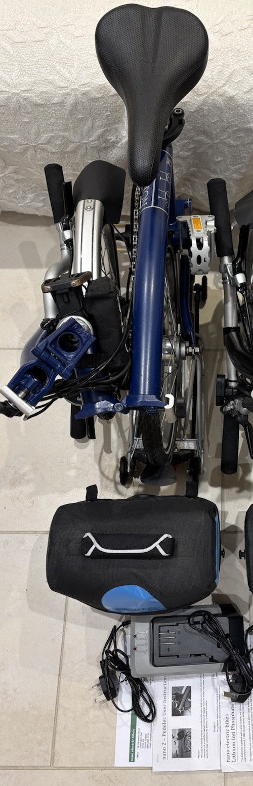 Brompton H6R C Line 6 Speed Folding NANO electric assist bicycle - Hardly Used