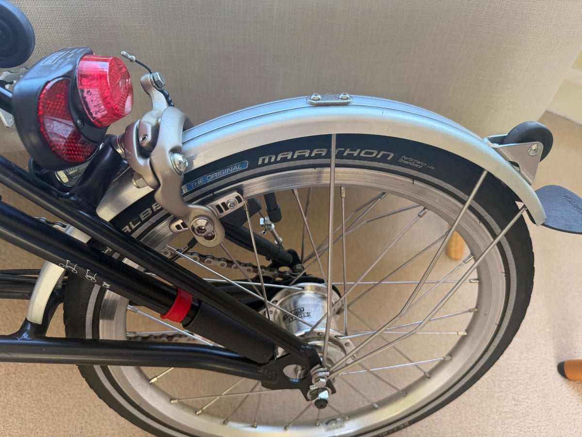 brompton M3L folding bike used only a handful of times, special factory order..