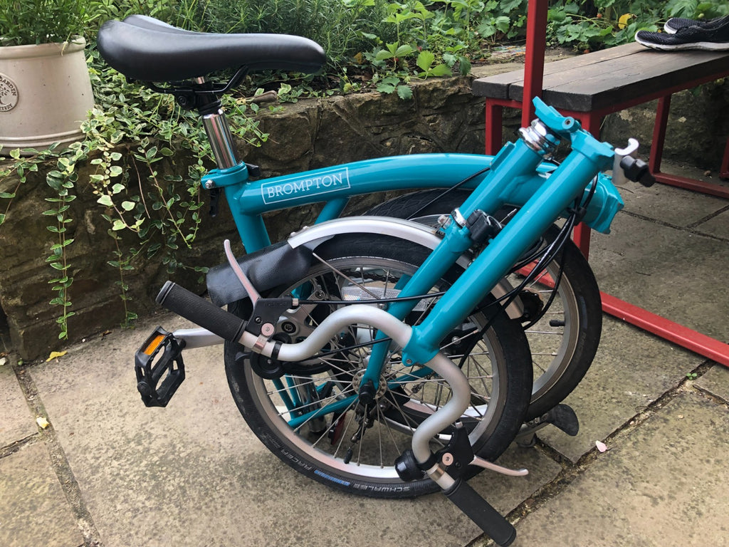 Brompton B75 16" Folding Bike - Blue