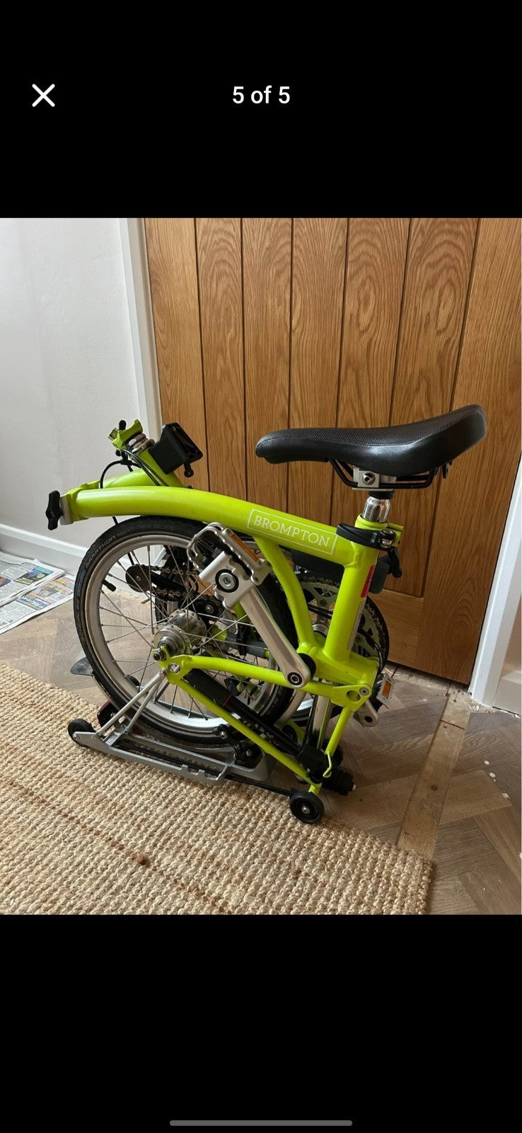 Brompton C Line in Lime green