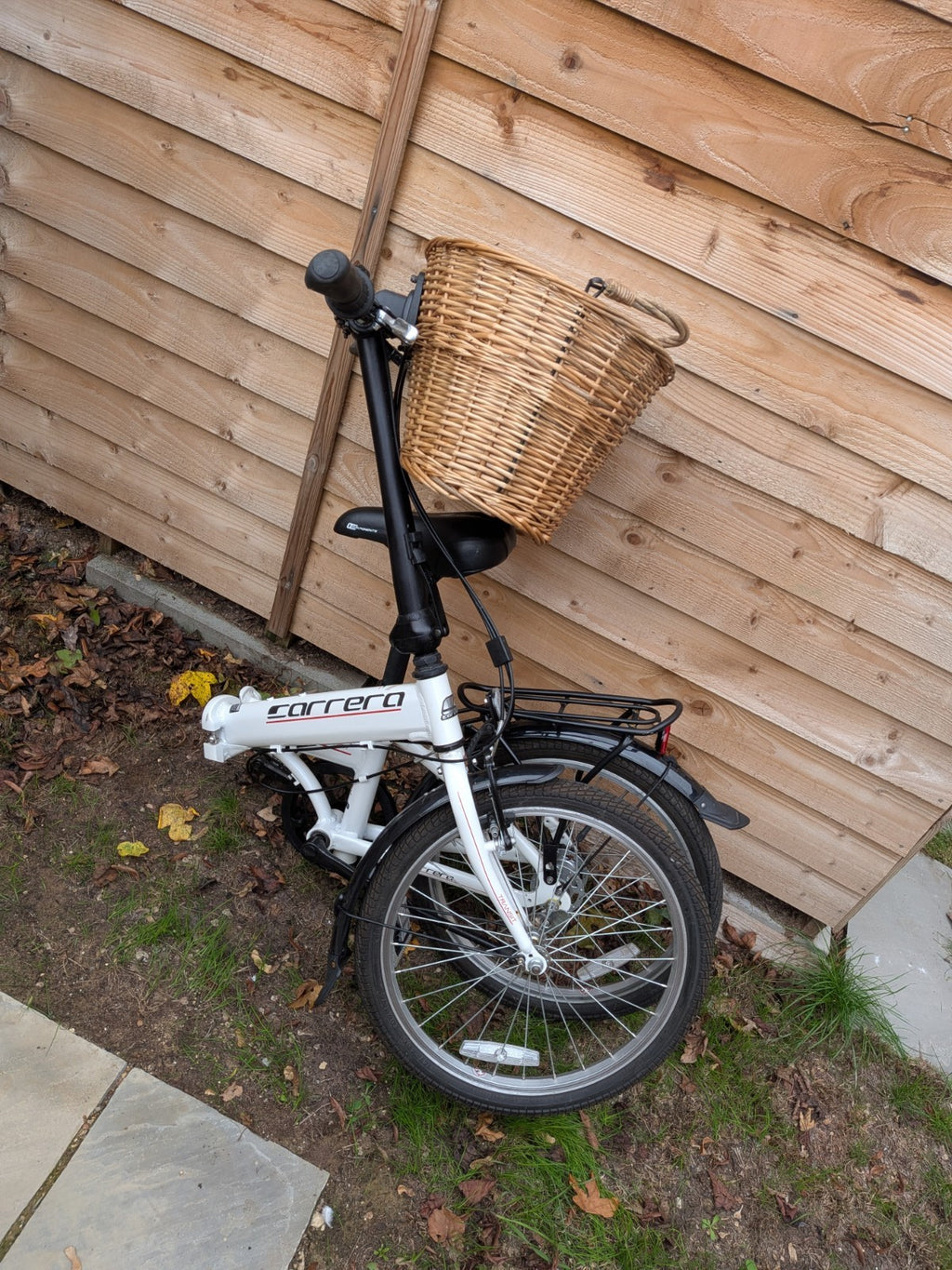 Carrera Foldable White Bike