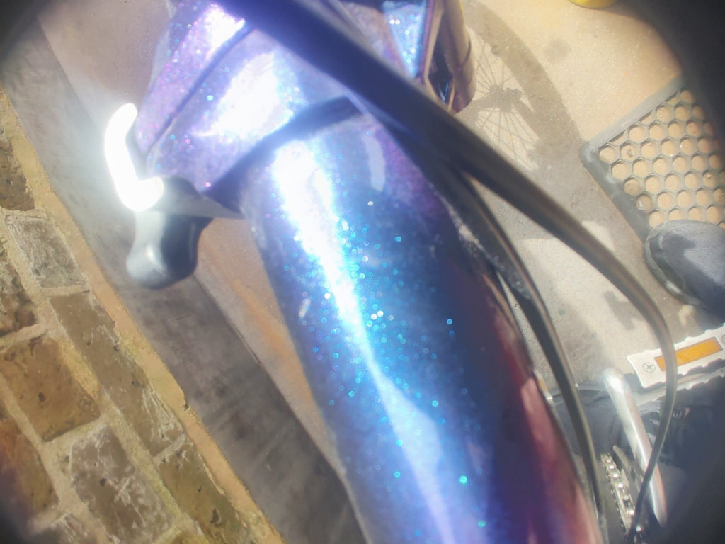 Beautiful Brompton 3 Speed With Extended Seatpost