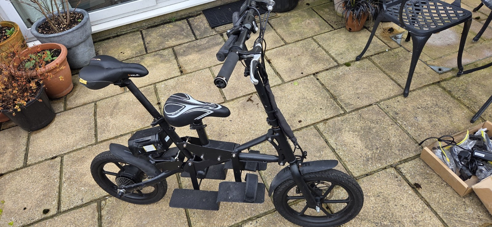 Custom Kwikfold  Electric fold Bike  250w, 36v battery included. Child carrier