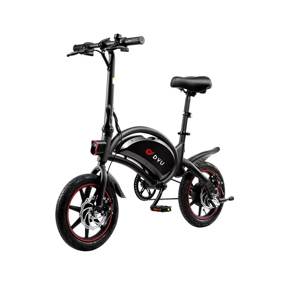 DYU D3F 14" Folding E -  Bike 250-W 36-V 10/Ah E- Bike E- City Bike 25km/h 50km