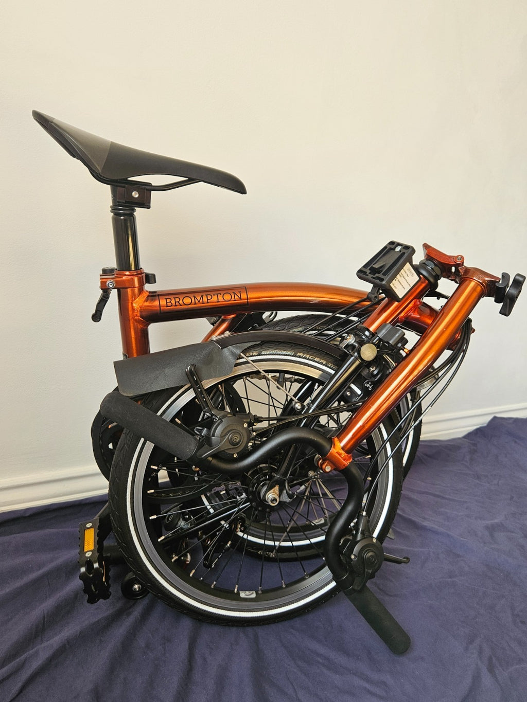 Brompton M6LX Superlight Titanium 6 Speed Flame Lacquer Excellent Condition