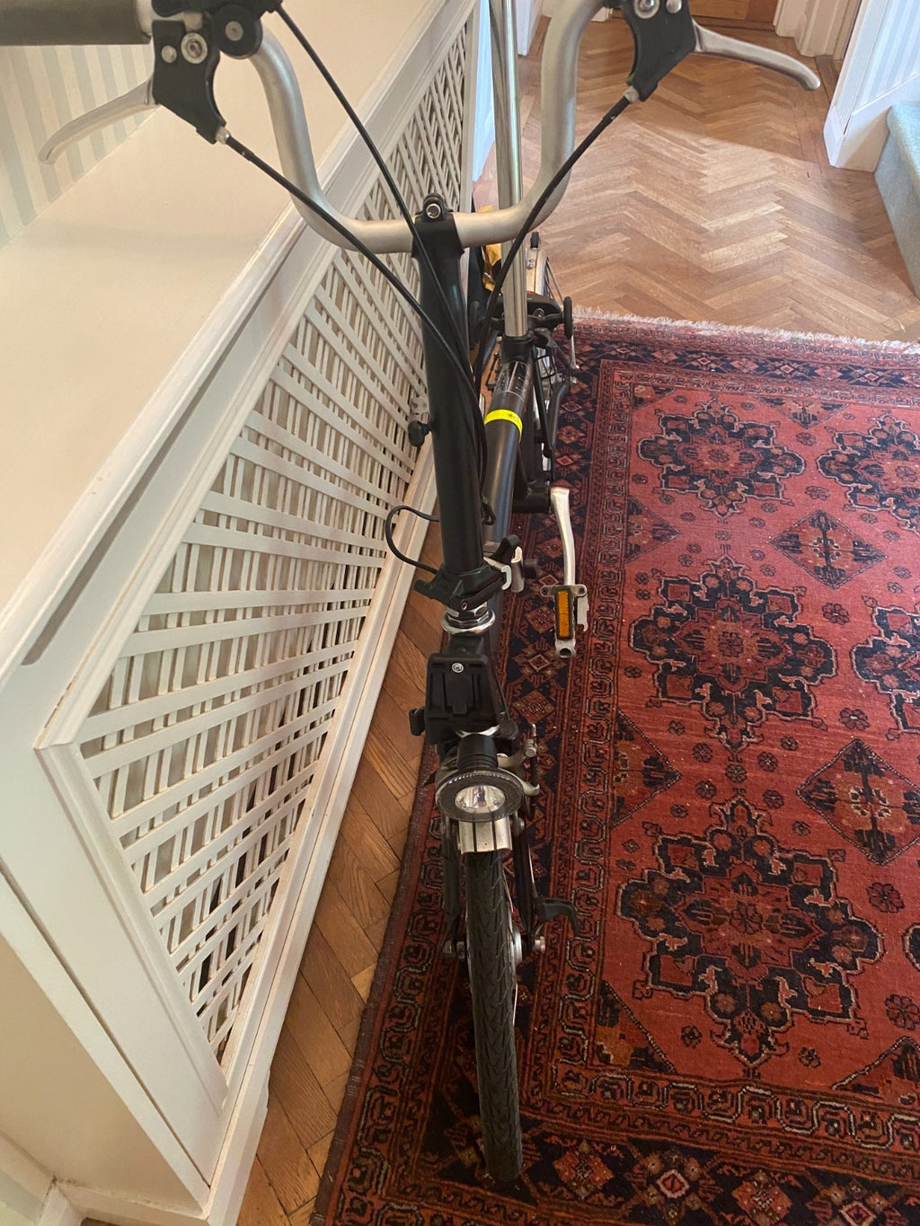 Brompton Folding Bike 3-speed, Black, Dynamo lighting