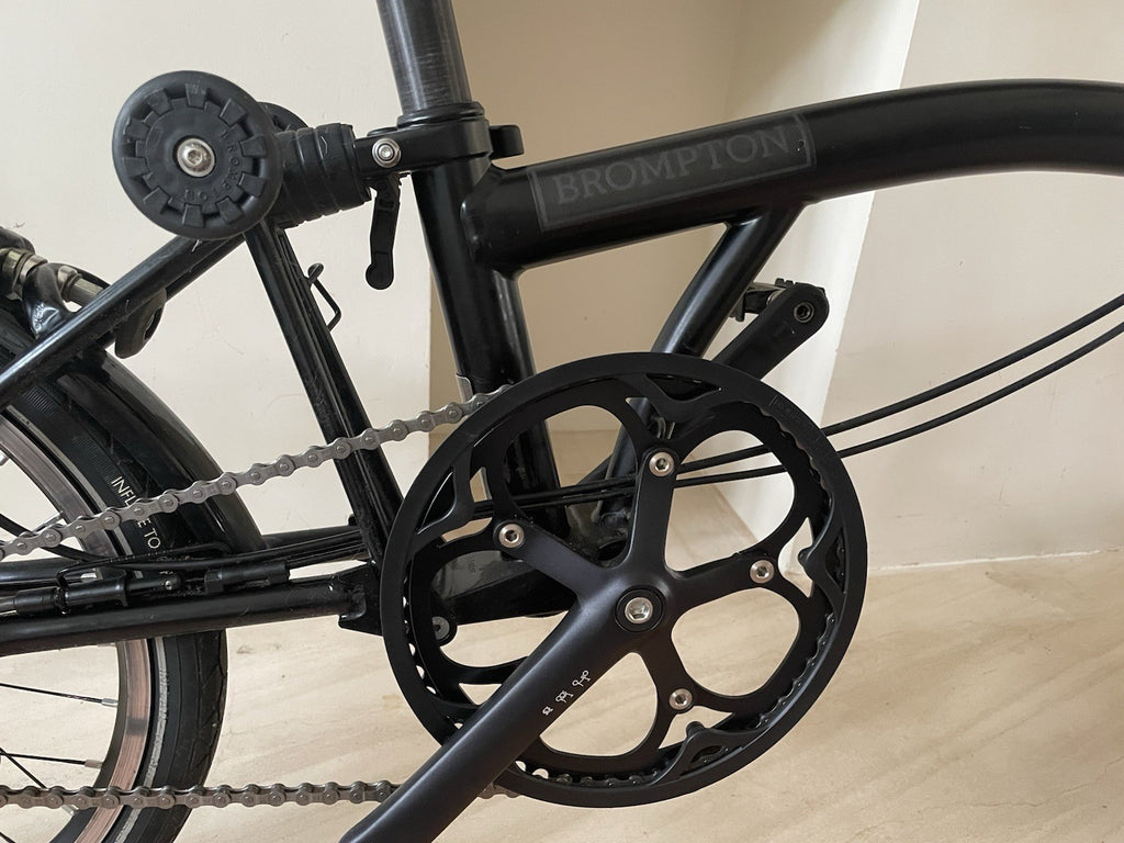 Brompton S2L Folding Bike – 2016 – Black Edition – 2 Speed