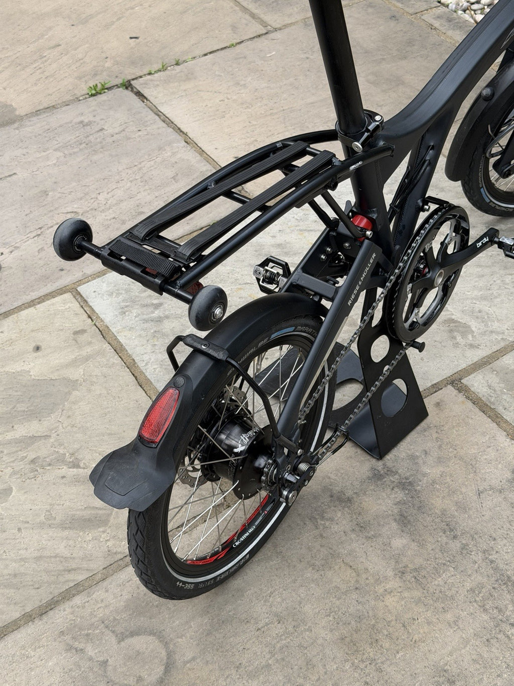 Folding Bicycle BIRDY RIESE &MULLER  Full Suspension Disc Brakes Rohloff 14 Gear