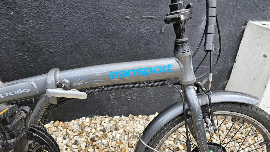 Apollo Transport Folding Bike 20in 250W 7 Speed Grey