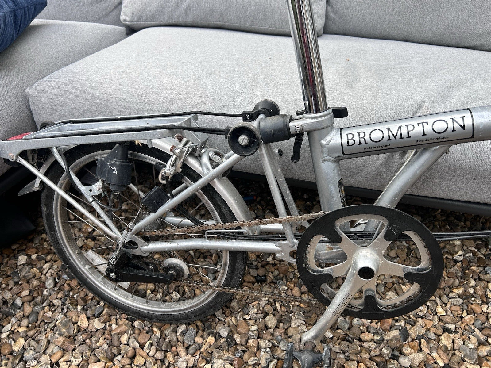 Brompton Vintage Bike Original Collectible silver 5 Speed
