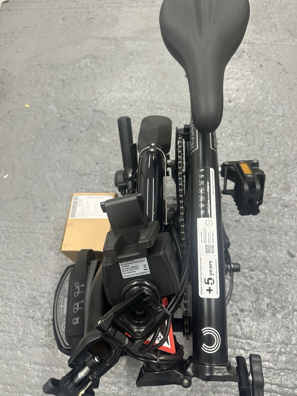 Brompton 12 Speed Black Cline Folding Bike