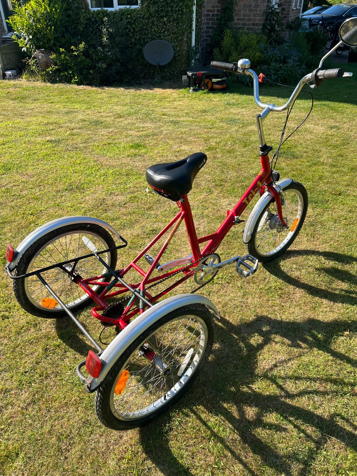 Adult folding tricycle Pashley Tri 1, red, good condition