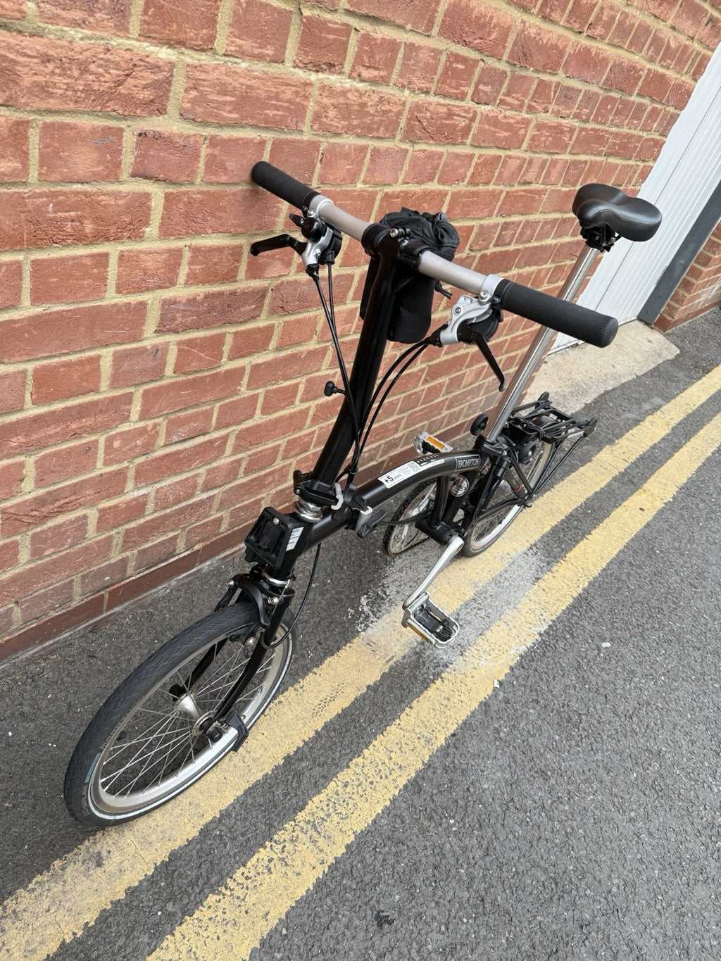 Brompton Folding Bike S6L Matte Black