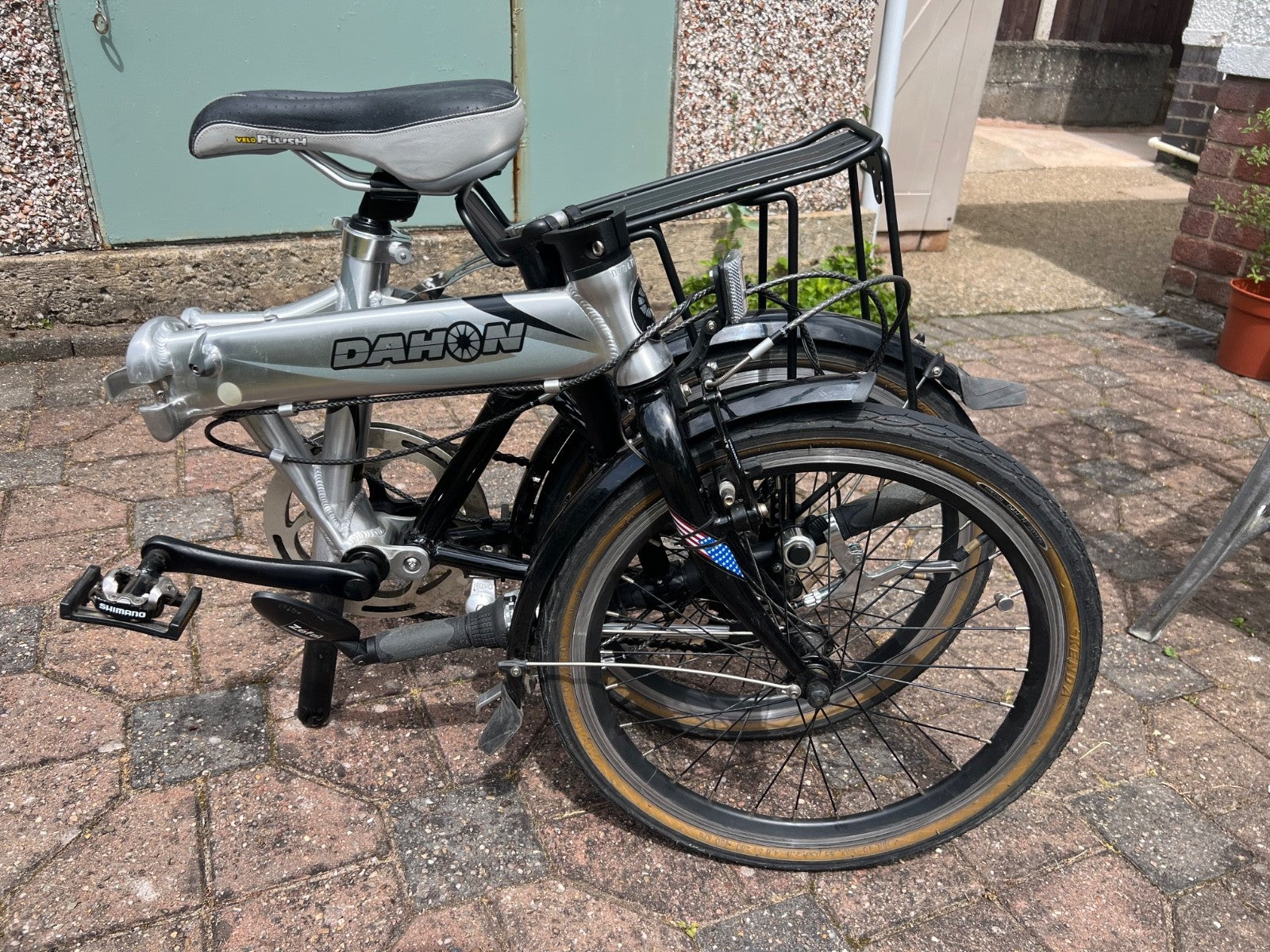 Dahon Folding Bike Cycle in Silver Aluminium Frame 7 Speed 20" Wheel