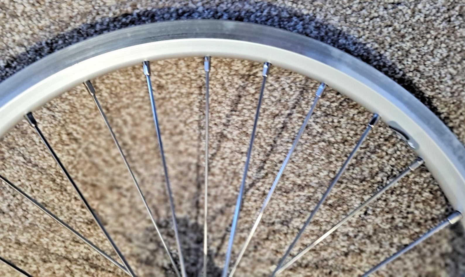 Brompton BWR 6 Speed 16"  Wheel -Set -Front and Rear- Silver - 28 Hole