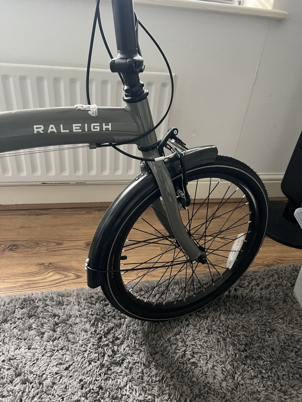 Raleligh 6 Gear Folding Bike (grey)