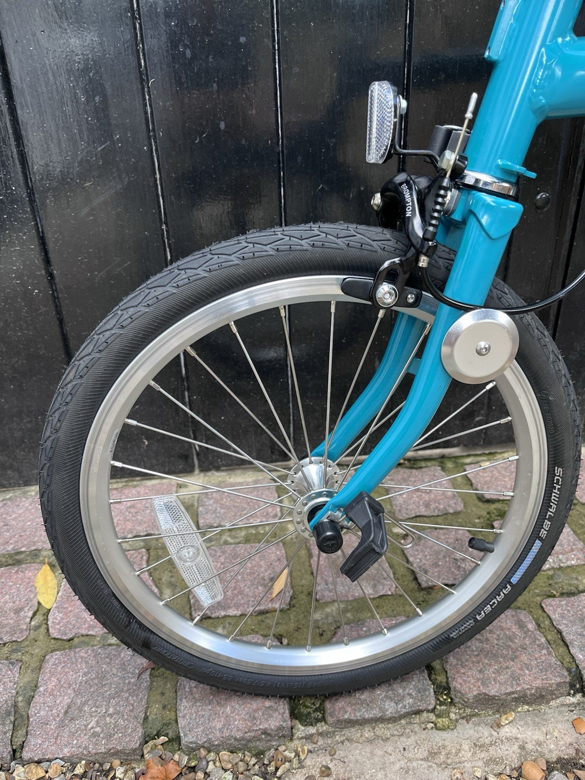 Brompton B75 Folding Bike 16" Blue (Turquoise) - virtually New