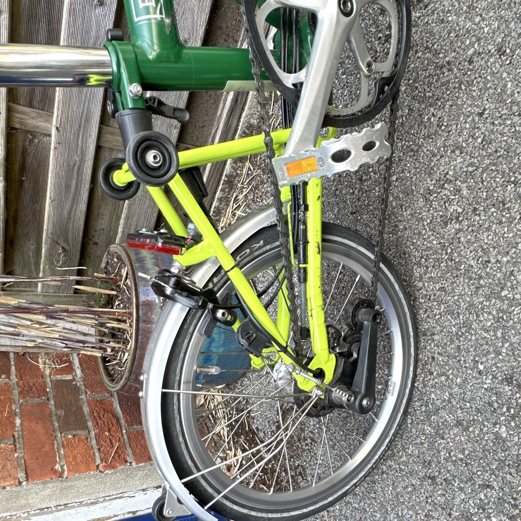 Brompton M6L Green / Lime Green Folding Bike (6 Speed) 2018