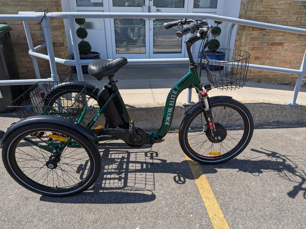 Jorvik Jet E 24 Folding E L E C T R I C Tricycle,24" WHEELS, DELIVERY POSS.L@@K