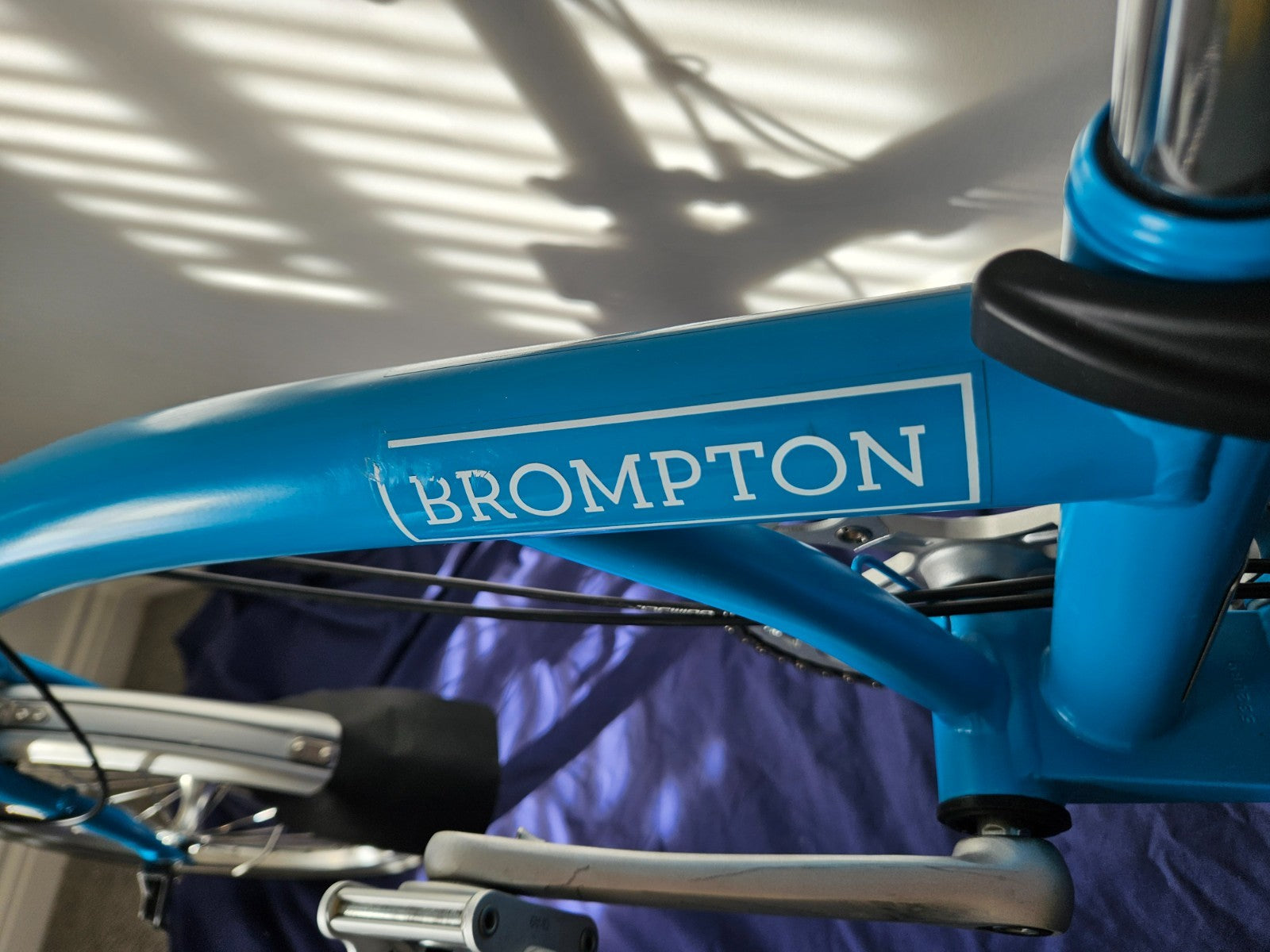 Brompton M3L folding bike - hardly used