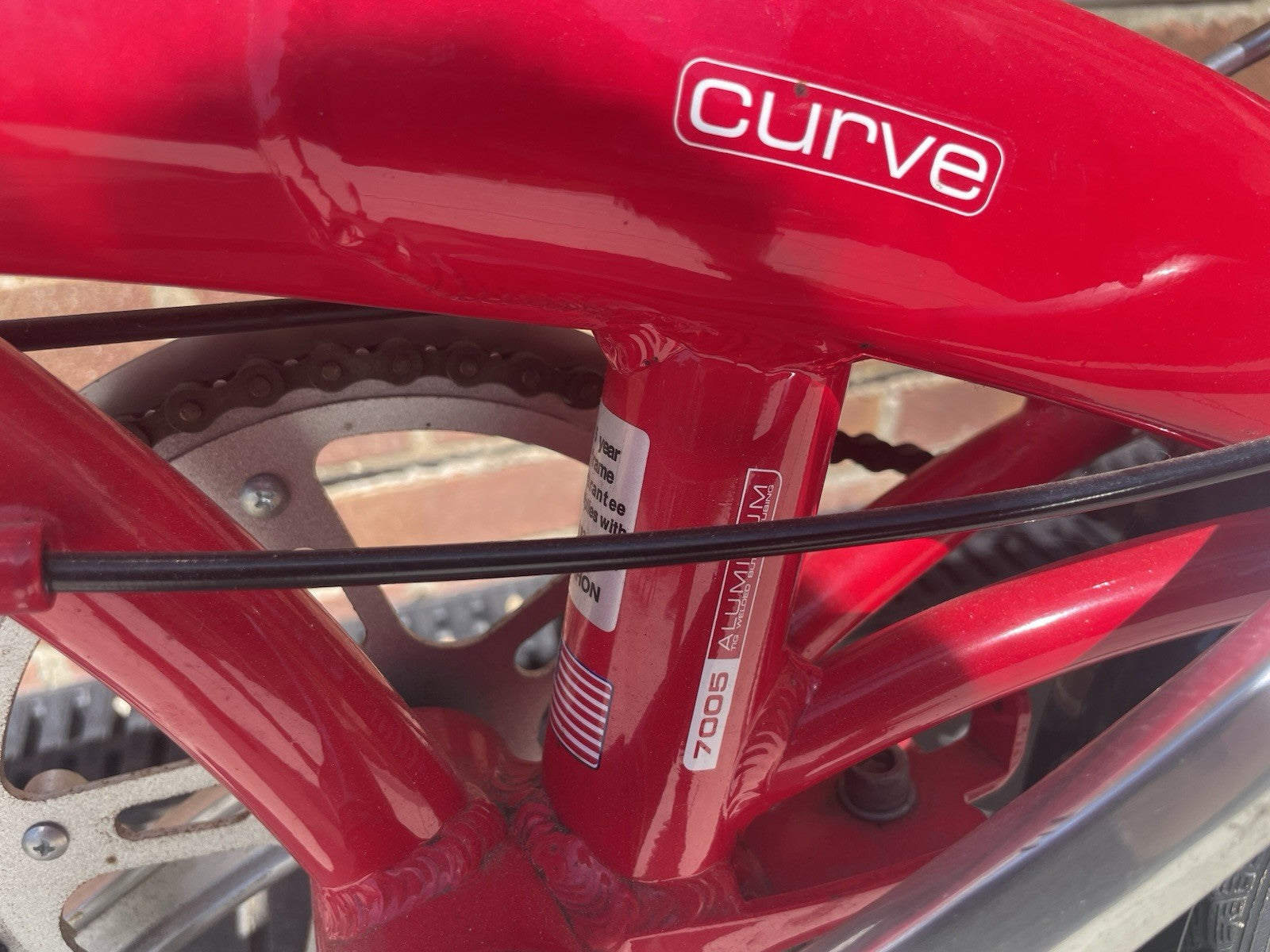 Curve 7005 aluminium folding bicycle NEW unused Unisex