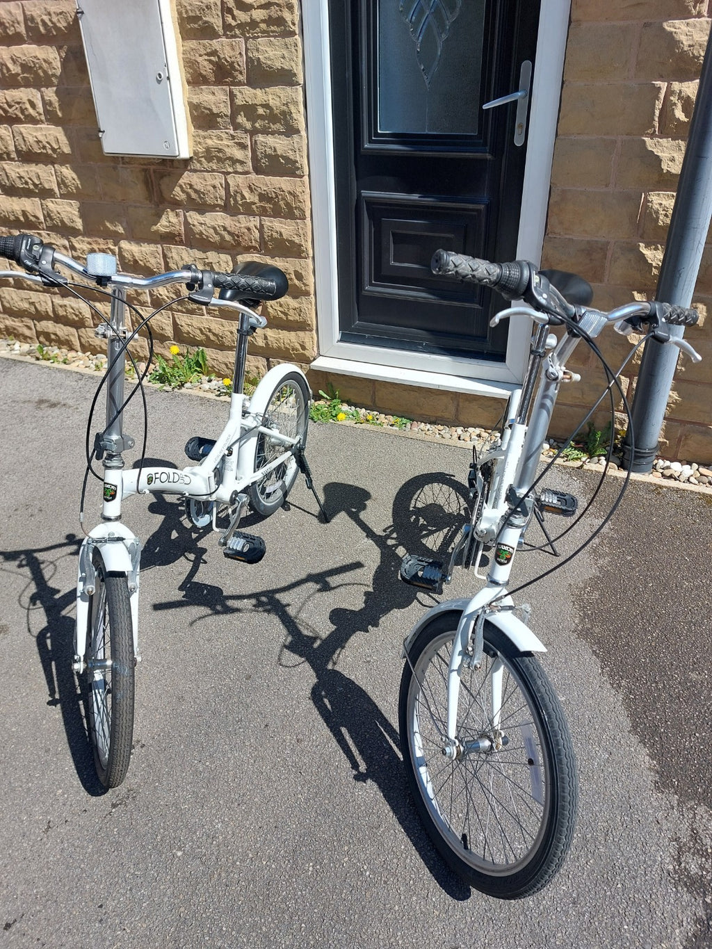 Two Saxon Folding Bikes.20 Inch Wheels