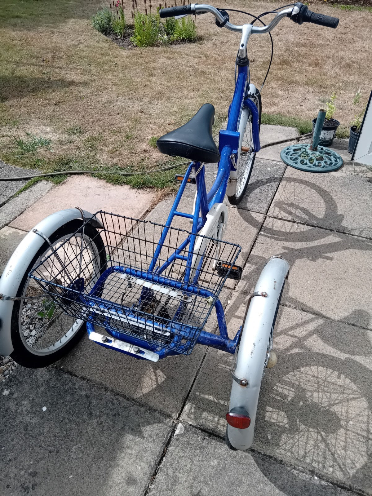 Viking Adult Folding Tricycle  6 Speed Shimano Gears Large Dog Child Cat Basket