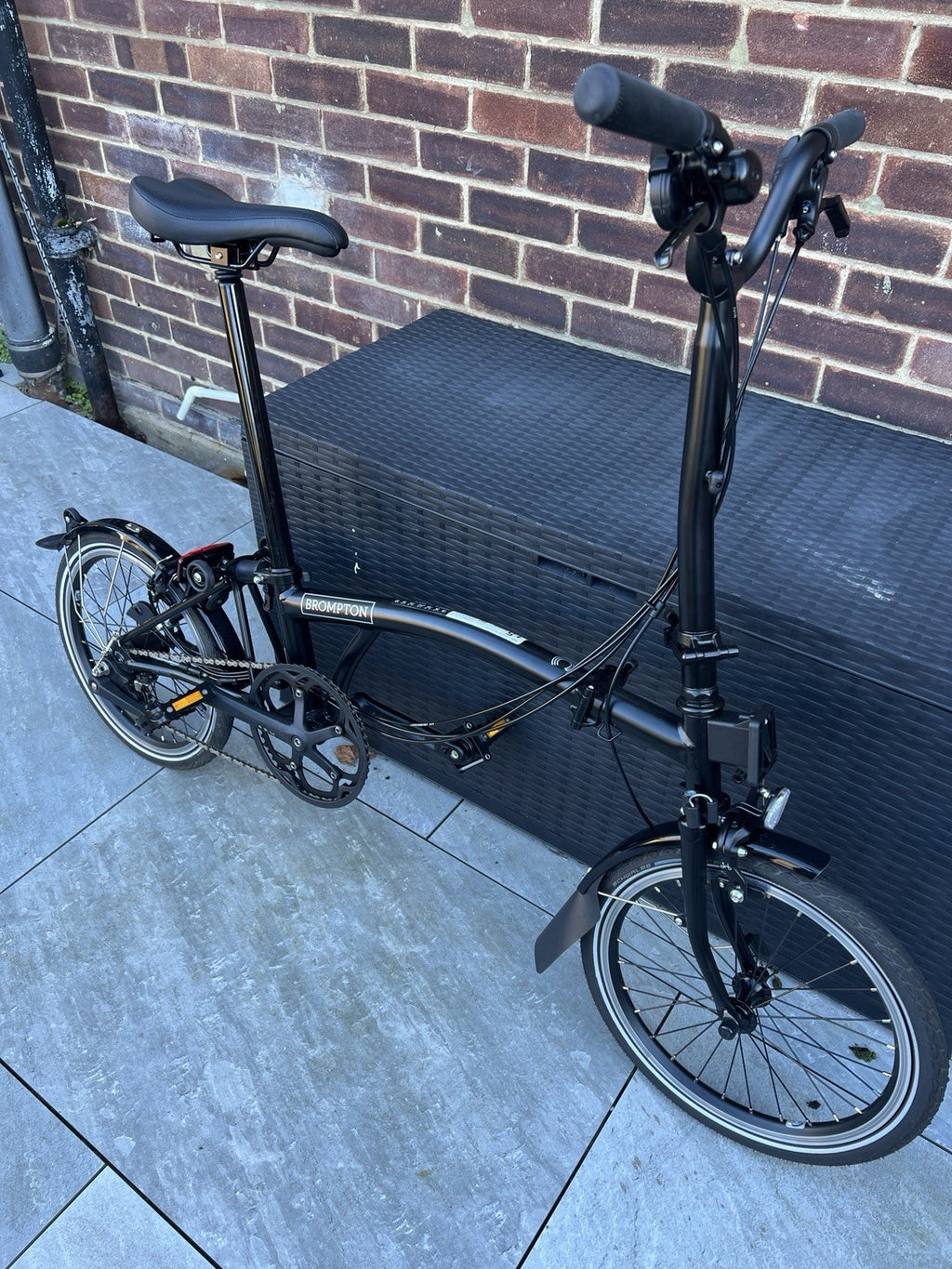 Brompton C Line 6-Speed High Handle 2025 - Matt Black