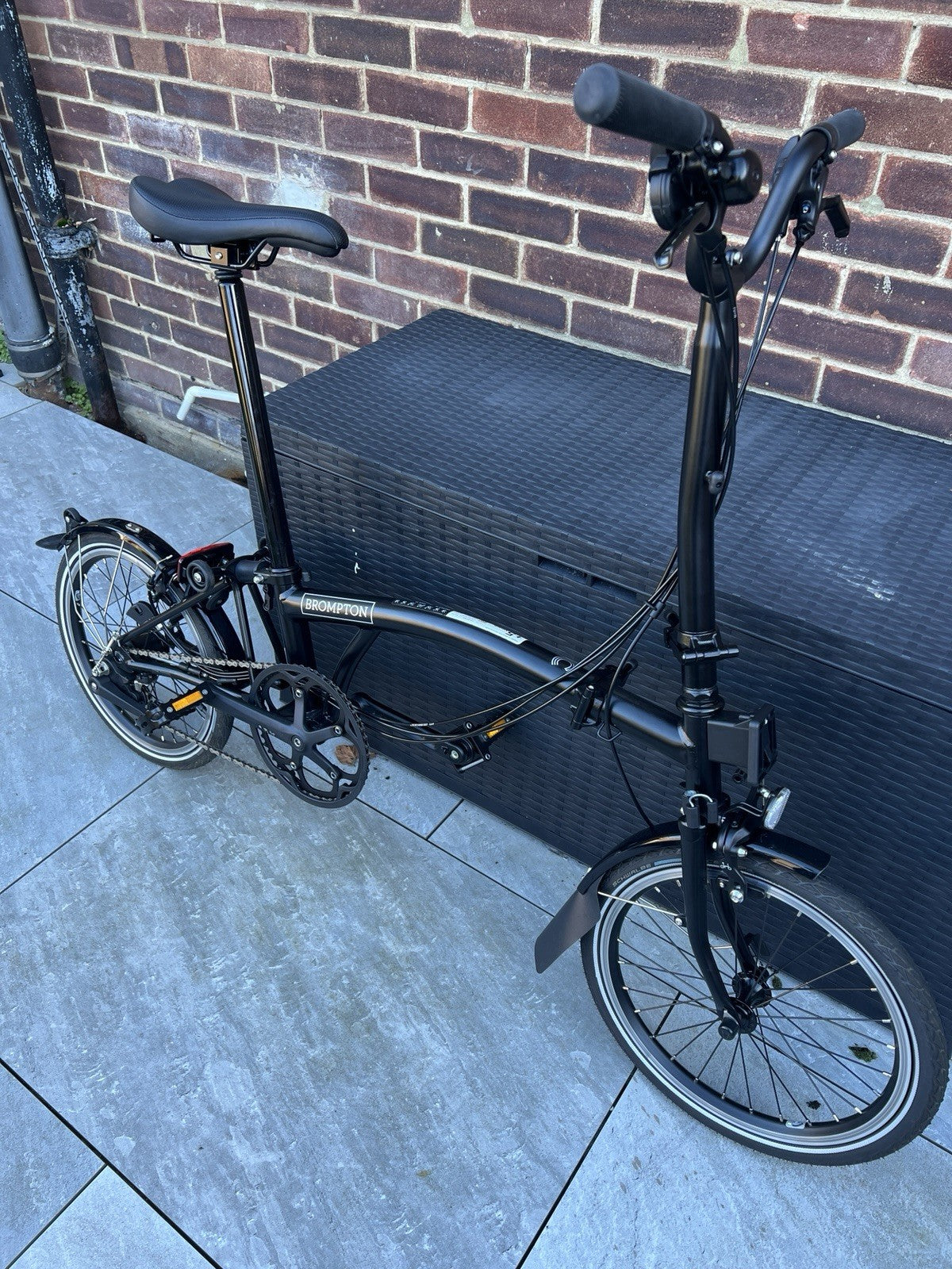 Brompton C Line 6-Speed High Handle 2025 - Matt Black
