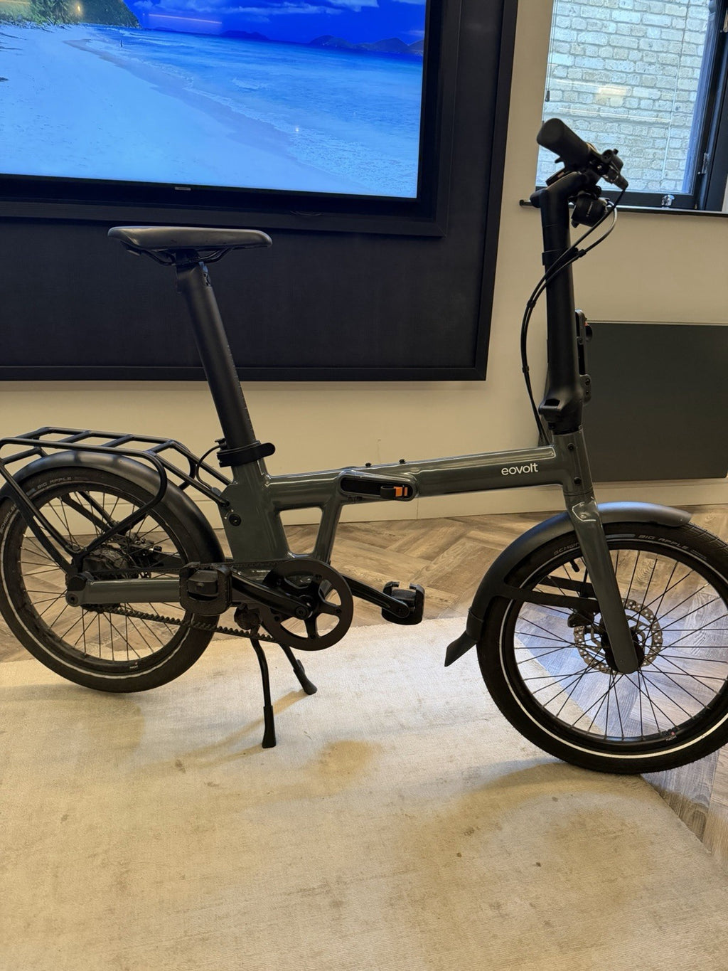Eovolt Afternoon Pro Folding Bike, Grey - 20" Wheel - £3,000 RRP