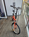 BTWIN Folding Bike Tilt 500 - Neon Orange From Decathlon.