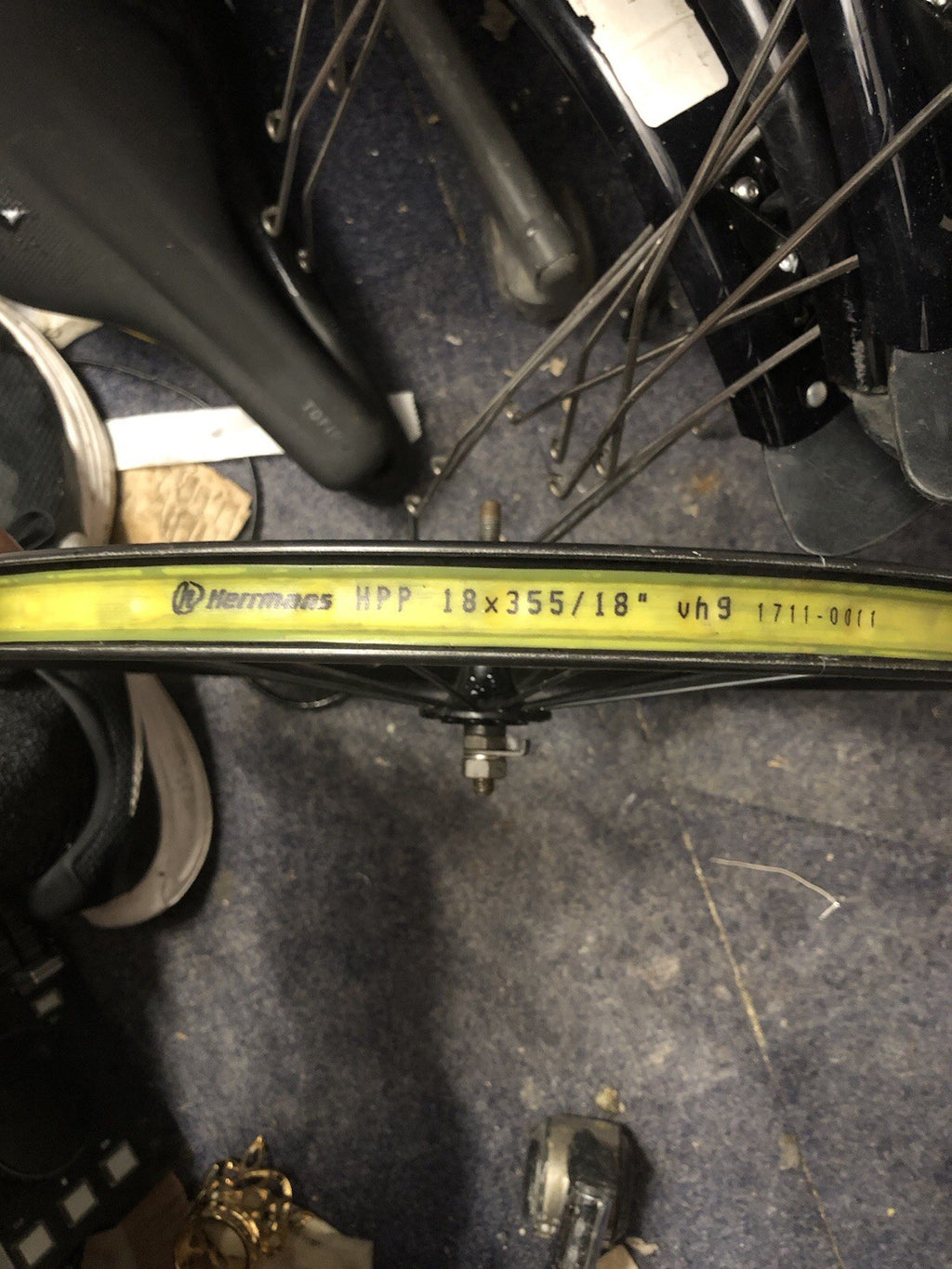 Herrmans HPP bicycle rims.  small-wheeled folding bicycles like Brompton