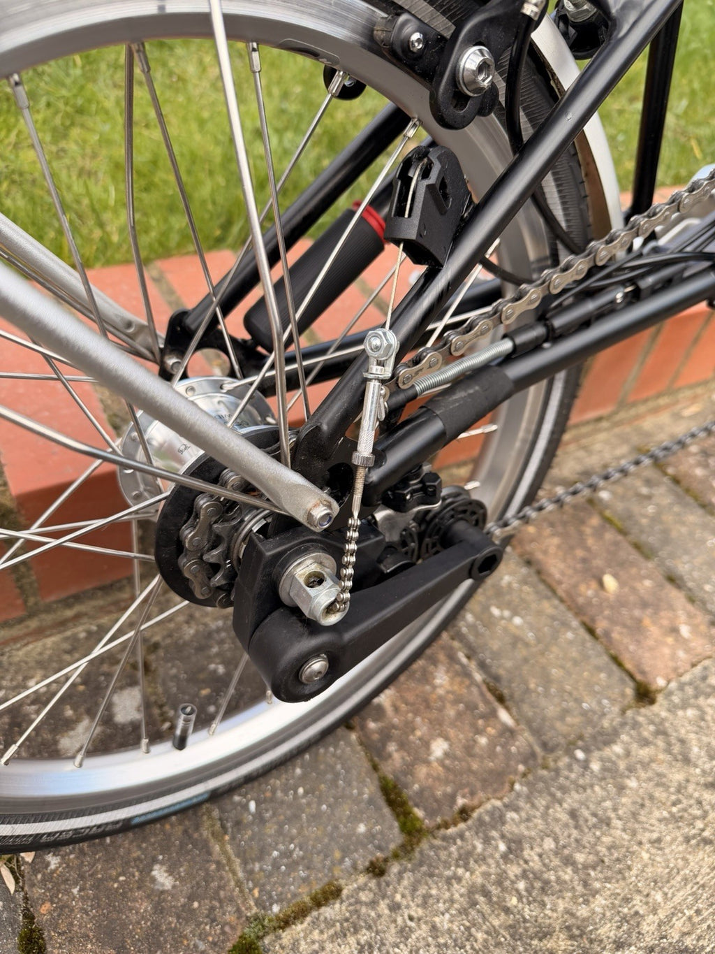 Brompton Folding Bike 6-Speed Black Satin
