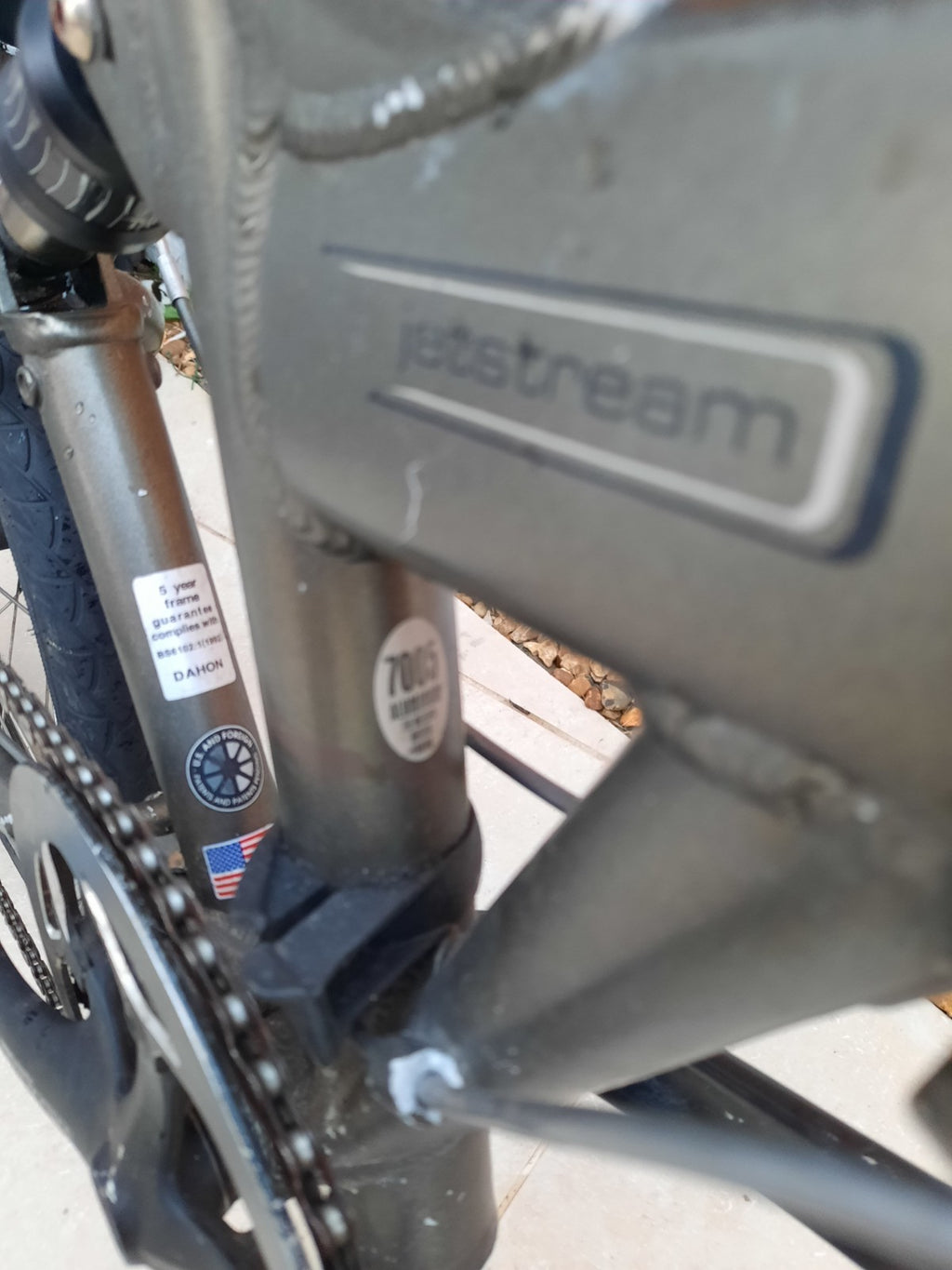very fast lightweight Dahon Airshock Jetstream Folding Bike 20" Wheels Sram X-7