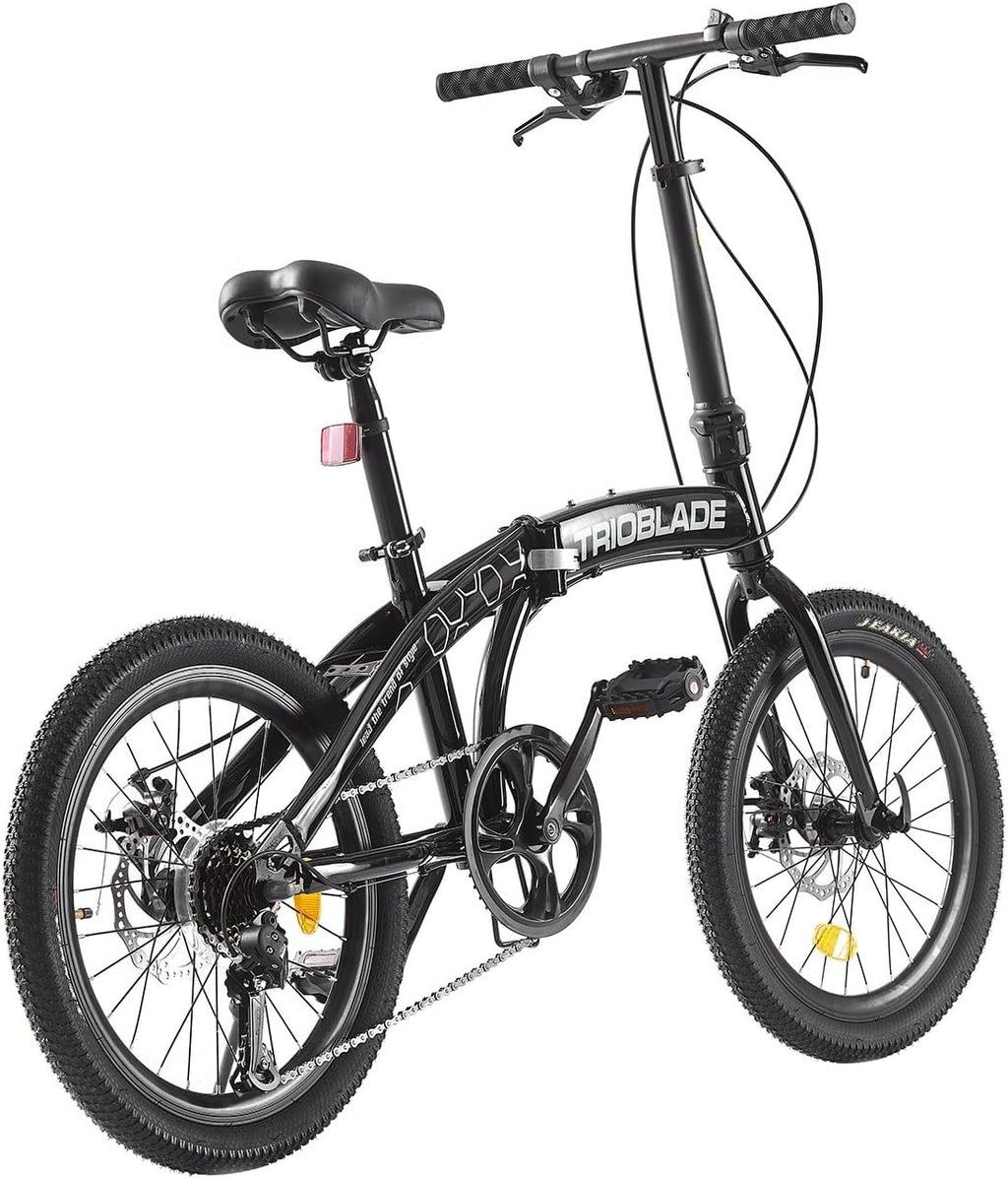 20” Folding Bike Lightweight Aluminum Frame 7-Speed Shimano Disc Brakes