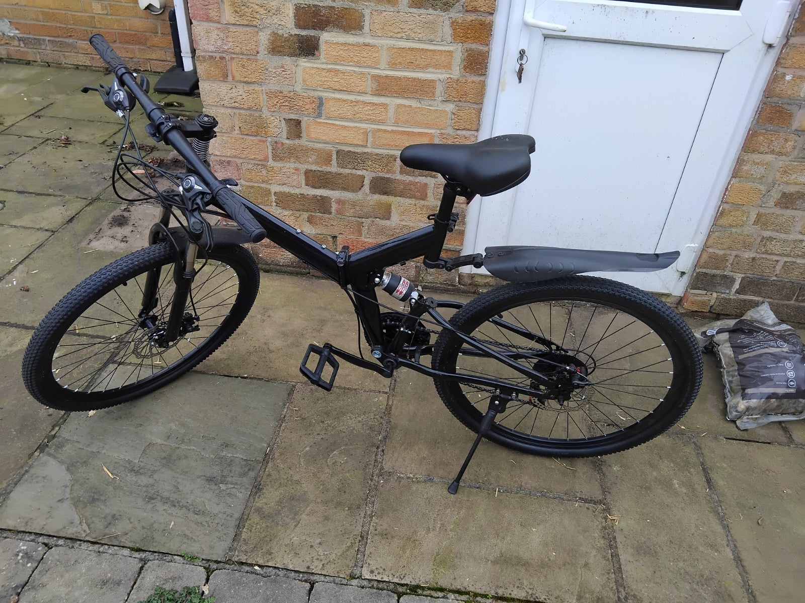 Folding mountain bike