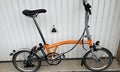 Brompton M3L Folding Bicycle (2017) with Lights Excellent Condition
