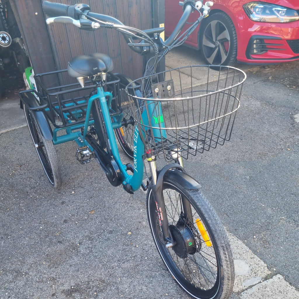 2022 Jorvik Elite Folding E-Tricycle JETE 24"  Wheels. 30 miles from new.