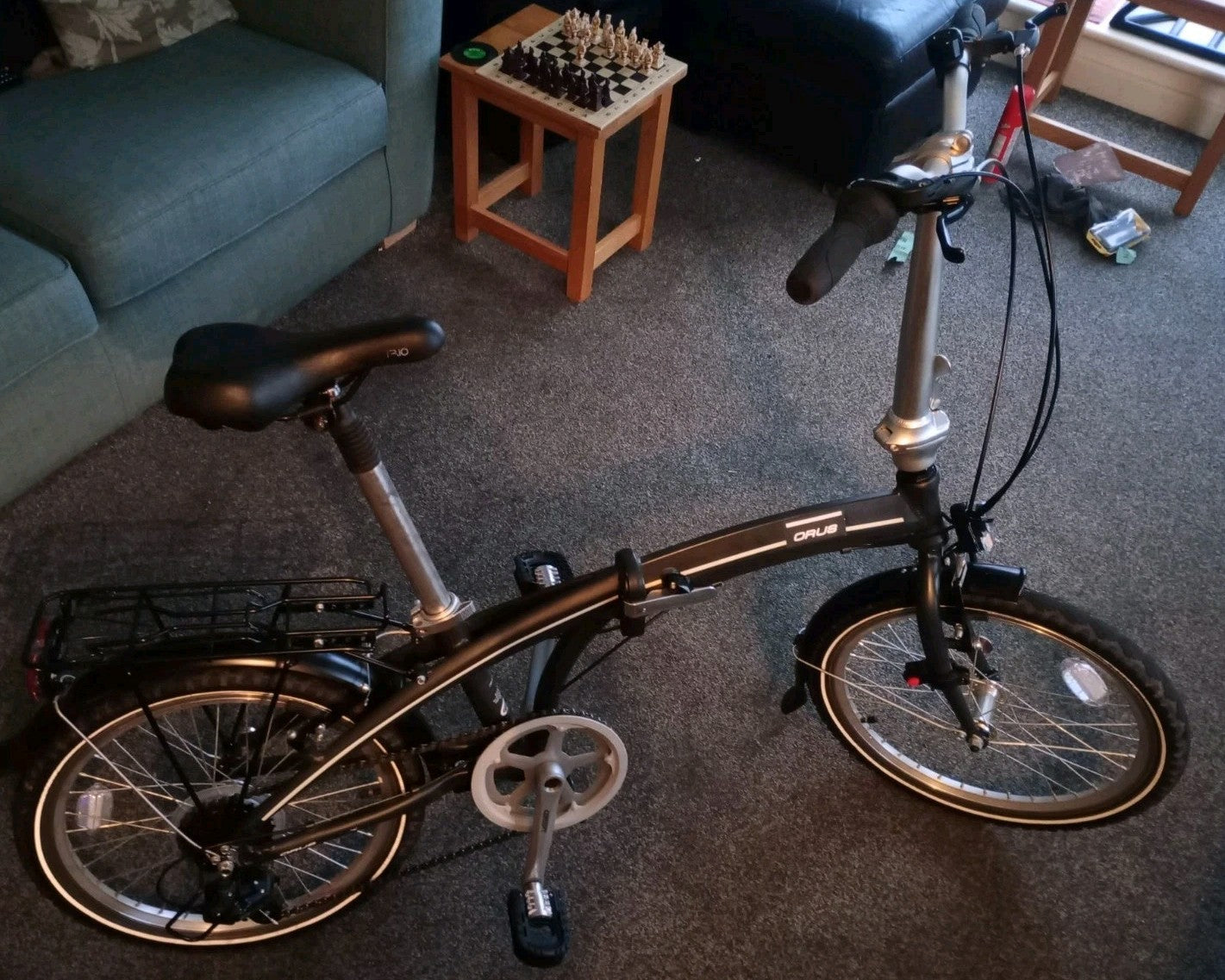 ORUS folding Bike + lock & key