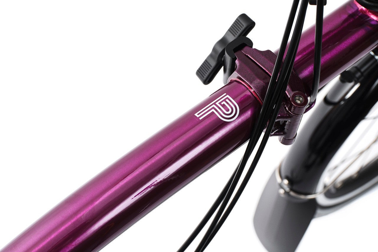 Brompton P line 4 Speed Amethyst Lacquer Mid - M4L - RRP £2539 - World Delivery