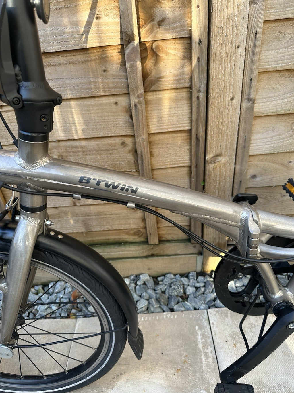 BTWIN Tilt 900 Folding Bike 9-Speed, Lightweight