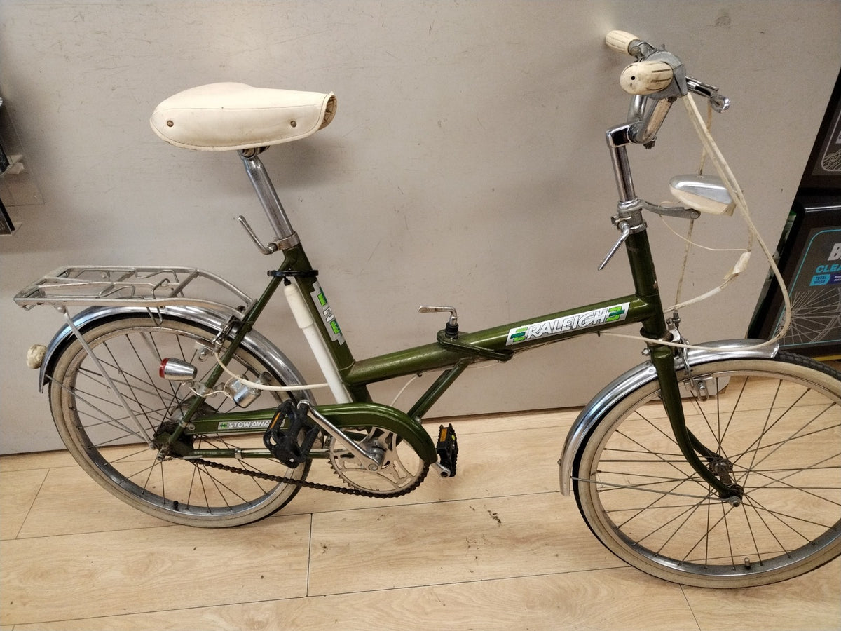Raleigh Stowaway Twenty  Shopper bike folding bike 1977 good original survivor