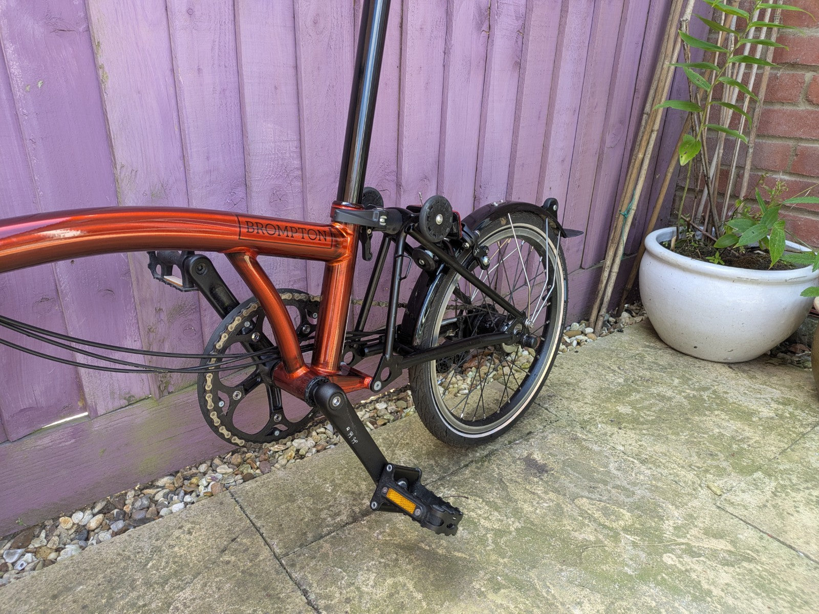 Brompton C Line Explore 2023 Black Flame Lacquer High-Speed 6-Speed 11kg