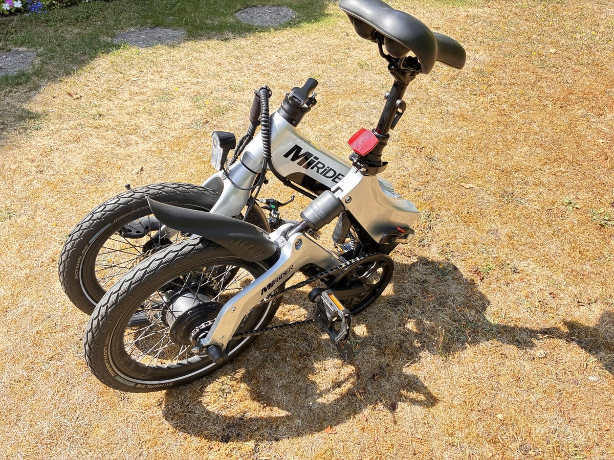 Mirider Folding Bike Silver